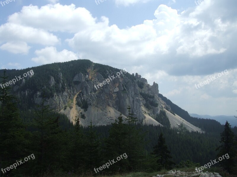 Cliff Erosion Onion Mountains Transylvania Nature