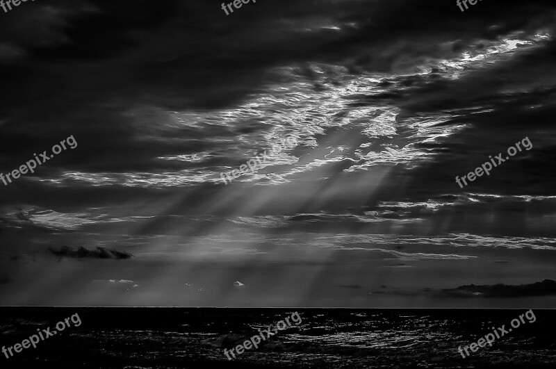 Sunset Cloudscape Sky Nature Summer