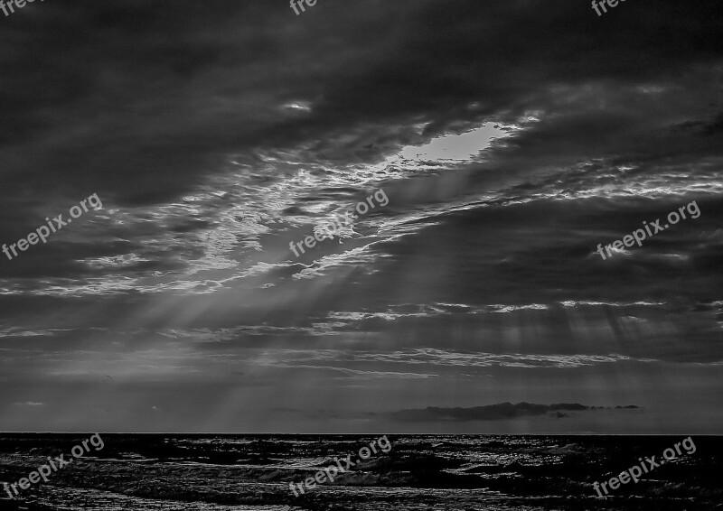 Cloudscape Sunset Sky Nature Summer