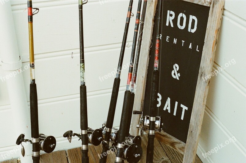 Fishing Rods Rods Fishing Hobby Leisure