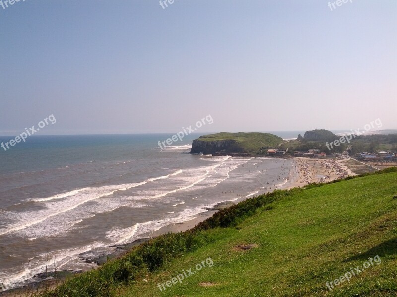 Beach Horizon Landscape Mar Sky