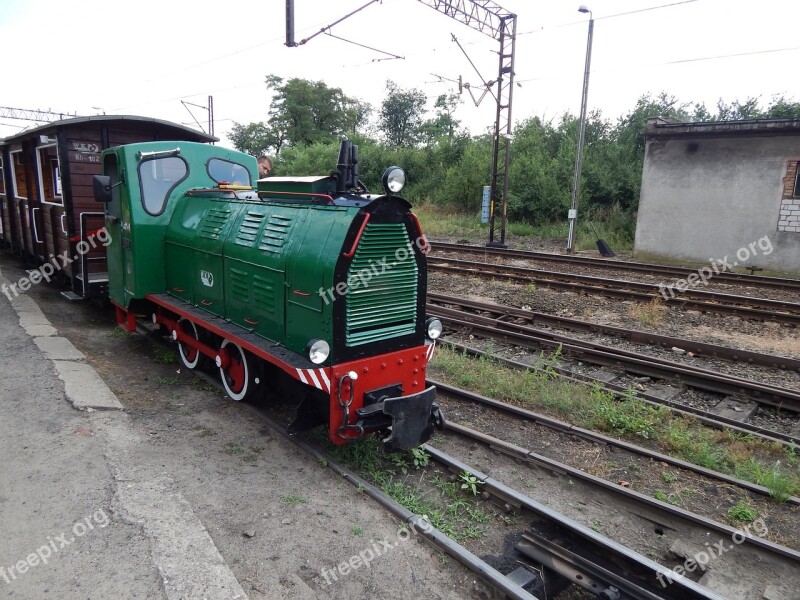 Narrow-gauge Railway Train Locomotive Historic Vehicle Rails