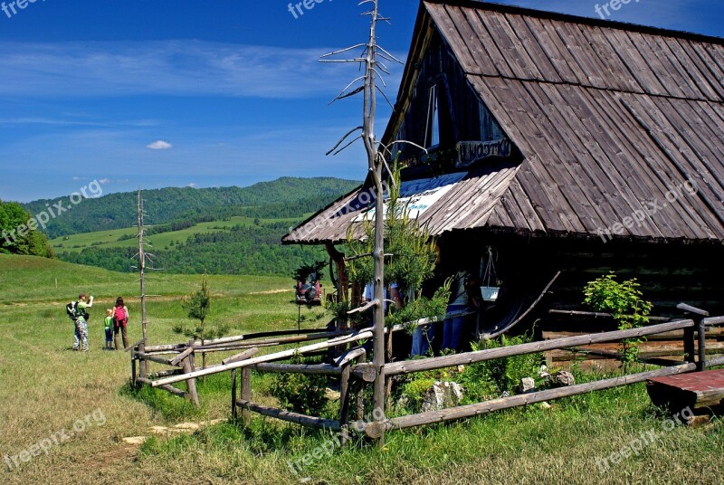 Old Cottage Shepherd's Hut Shepherd Wooden House Cottage At The Tourist Trail