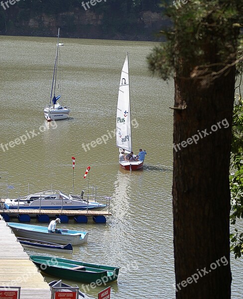 Sailboat Boat Rest Sport Lake