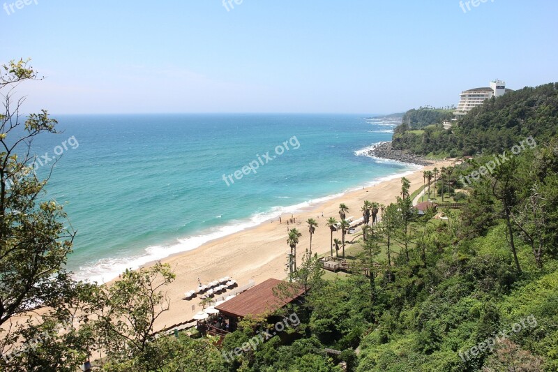 Chinese Jeju Hotels Private Beach Chinese Beach Sea Pines