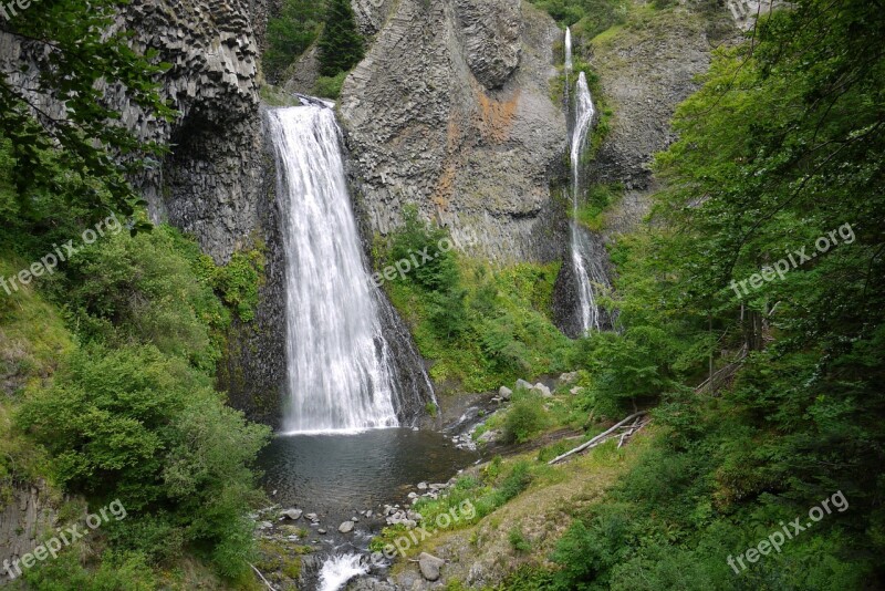 Waterfall Nature Water Cascade Raypic