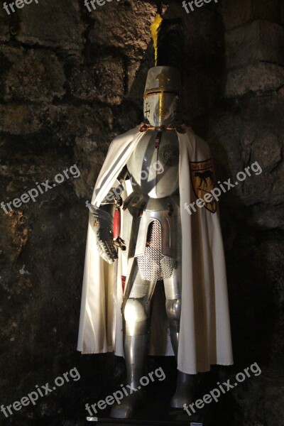 Knight Armor Middle Ages Castle Burg Katzenstein