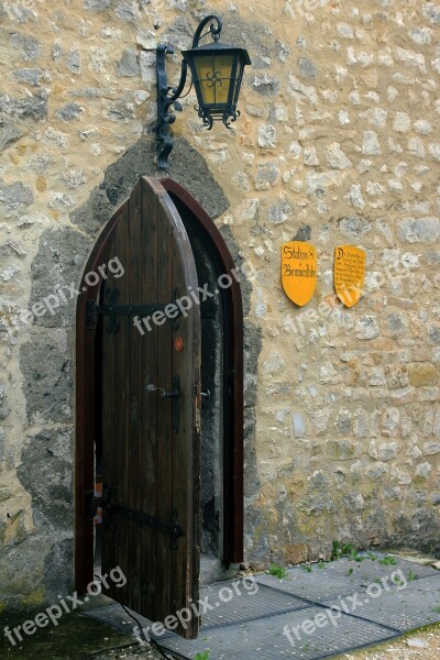 Castle Door Old Input Middle Ages