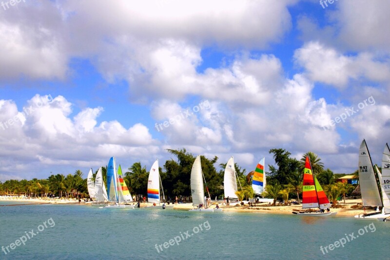 Sailing Boats Boats Sea Water Sky