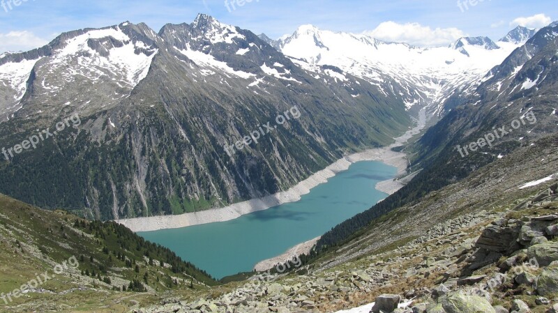 Mountain Lake Water Nature Landscape