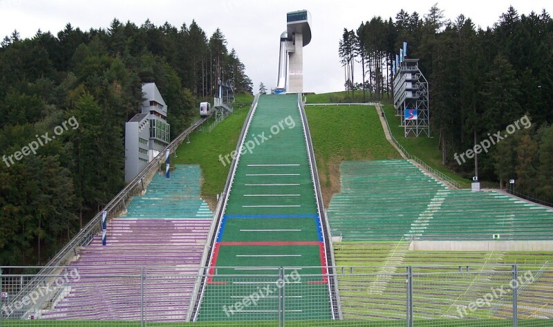 Ski-jump Innsbruck Austria Winter Olympics Alps