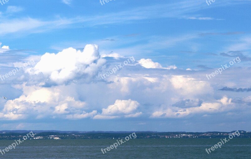 Clouds Cloud Mountains Sky Water Mood