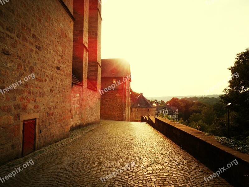 Castle Marburg Sun Away Wall