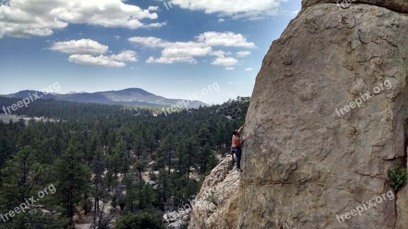 Rock Climbing Mountain Big Bear Extreme Sports Sports