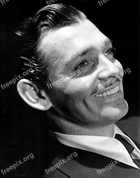 Clark Gable Leading Man Star Classic Silver Screen