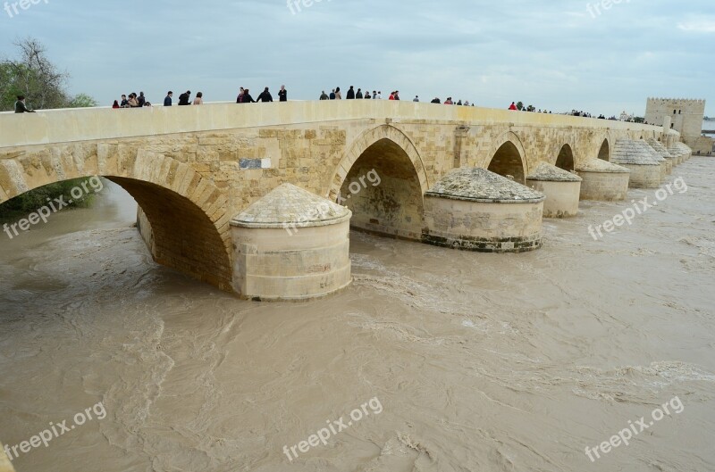 Cordoba Bridge Roman Bridge Architecture Free Photos