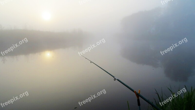 Fish Fishing Fishing Rod River Landscape