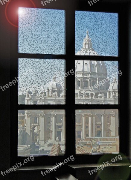 Basilica Of St Peter Rome The Vatican Architecture Free Photos