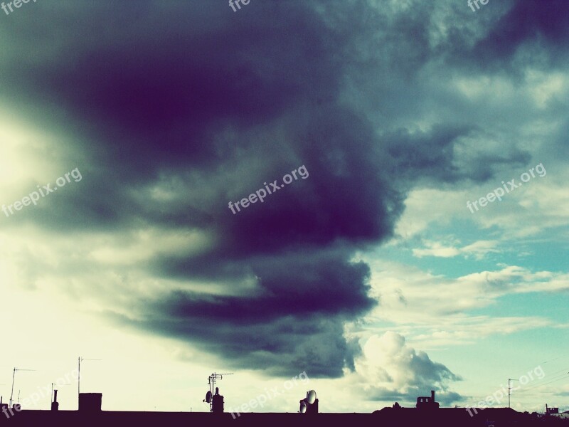 Sky Cloud Clouds Nature Aura