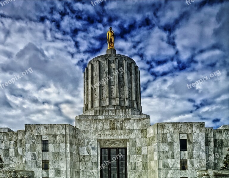 Salem Oregon Capitol Building Architecture Details