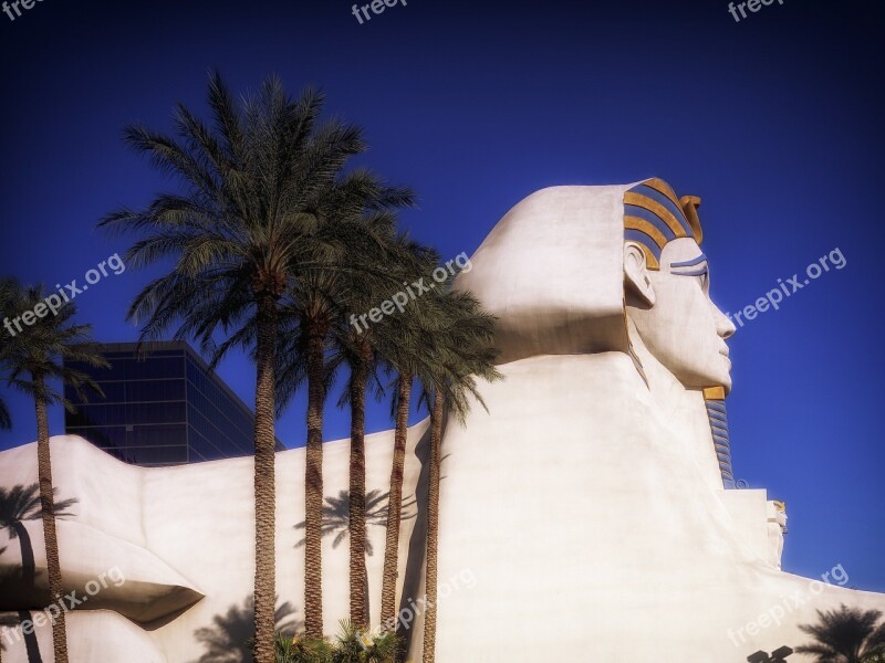 Luxor Hotel Las Vegas Nevada Sphynx Landmark