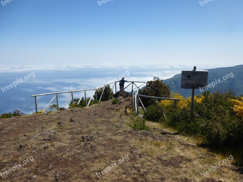 Mountain View Hiking Vision Sky