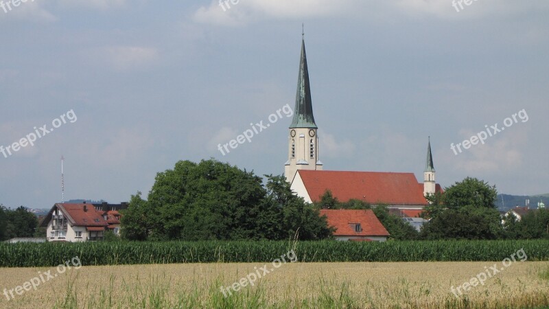 Freilassing Germany Church Rupert Church Building