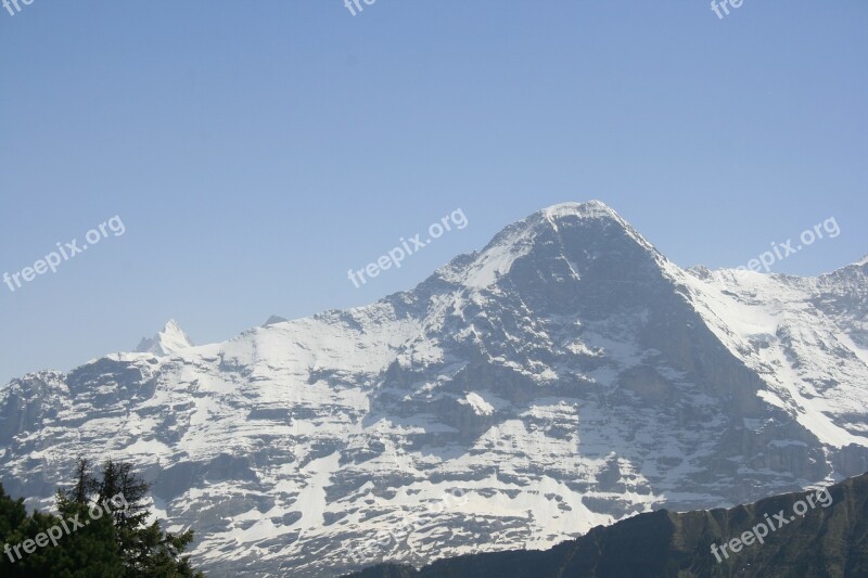 Mountain Swiss Alps Switzerland Landscape