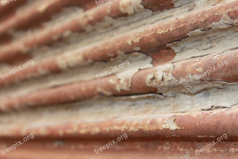 Metal Rust Rusted Blinds Shutter