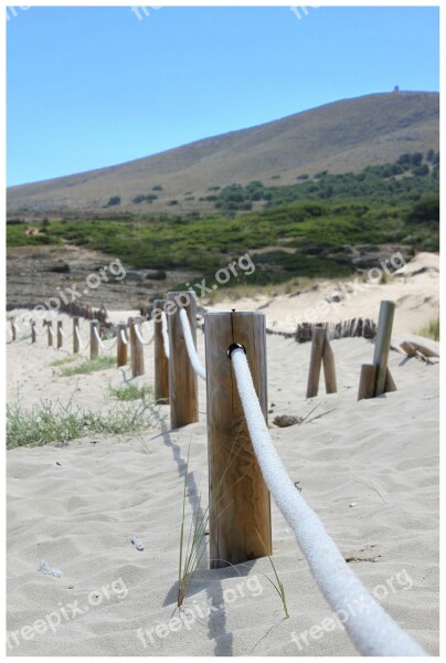 Rope Dunes Sand Dew Post