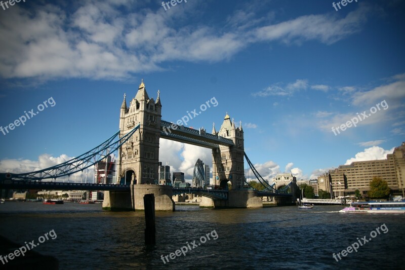 London Tower Bridge River Free Photos