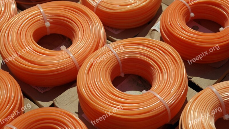 Cable Orange Work Grasstrimmers Garden