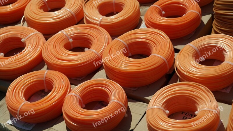 Cable Orange Work Grasstrimmers Garden