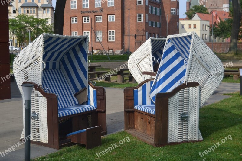 Beach Chair Summer Sun Vacations North Sea