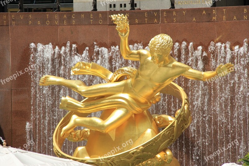 Statue Bright Gold Free Photos