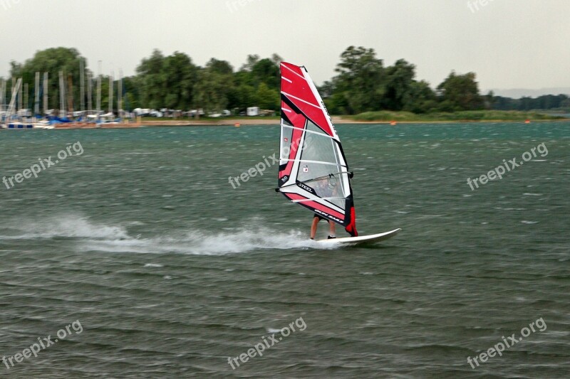 Surf Wind Surfing Sport Surfer Speed