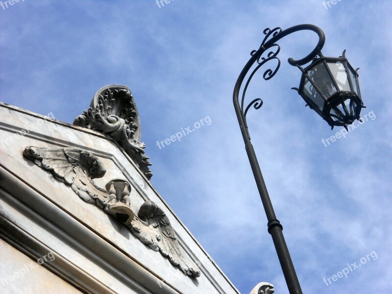 Street Lamp Lantern Iron Sky Light