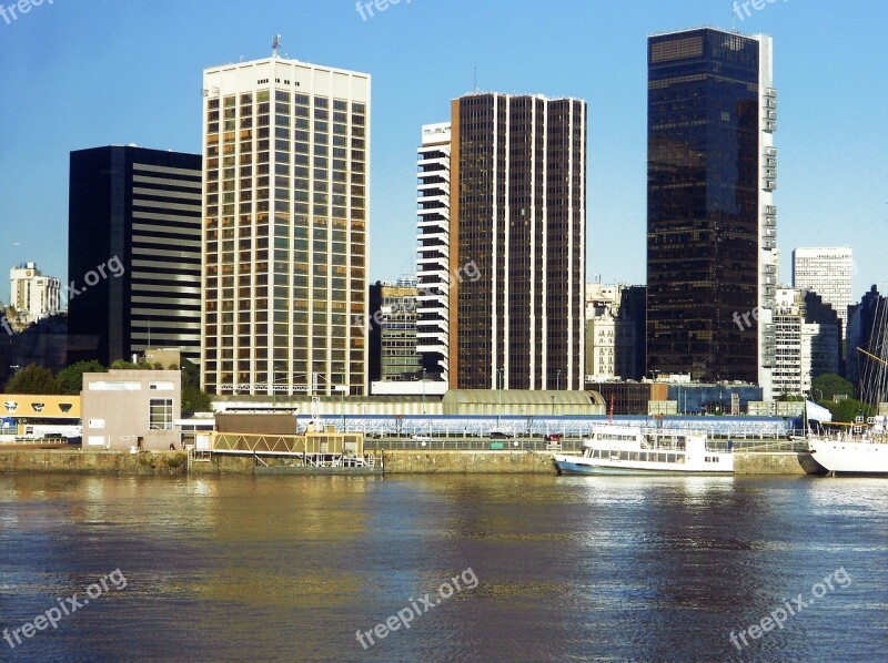 Buenos Aires Argentina City Buildings Architecture