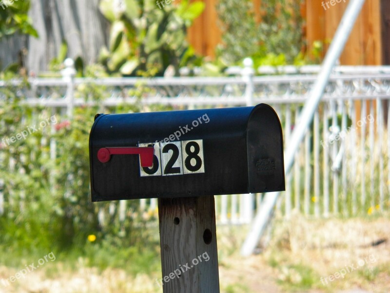 Mailbox Number Postal Postbox Letterbox