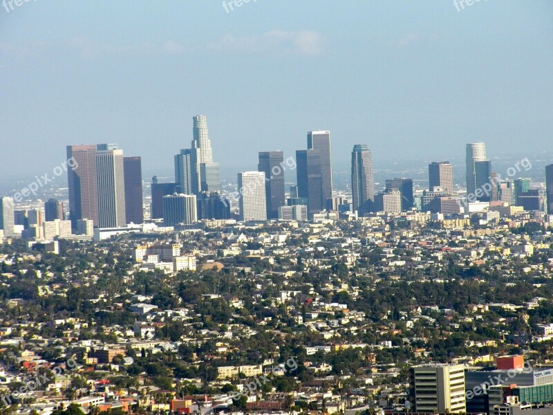 Los Angeles City California Skyline Cityscape