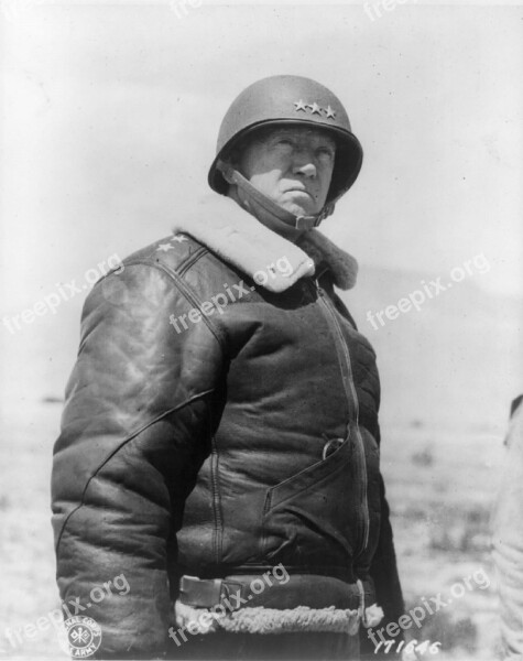 General George S Patton Jr Military Commander Us Army