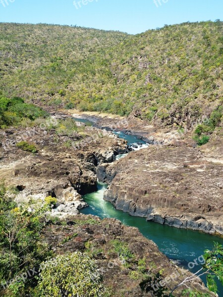 Rio Tocantizinho Water Rock Nature