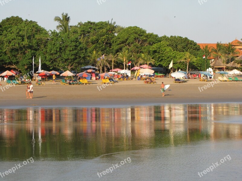 Beach Indonesia Reflection Free Photos