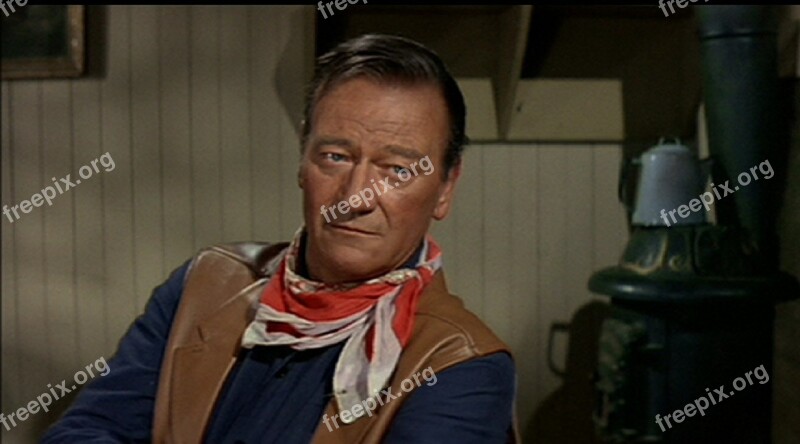 John Wayne Actor Vintage Western Cowboy