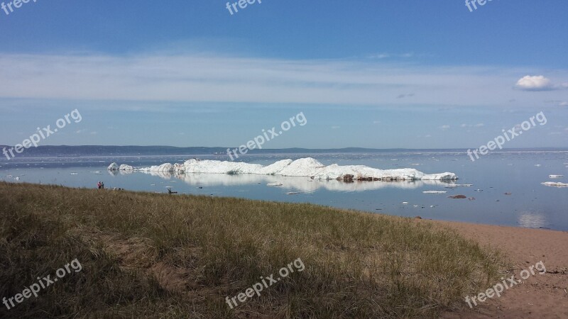 Ice Minnesota Superior Summer Nature