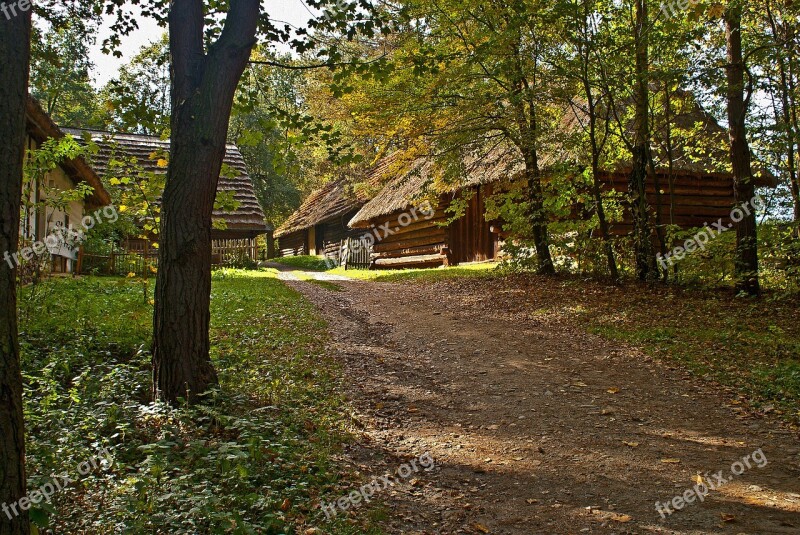 Malopolska Poland Nature Old Village Old Houses