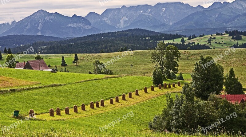 The High Tatras Tatry Poland Mountains Podhale