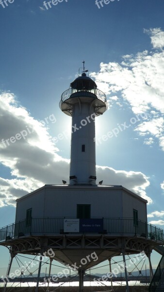 Lighthouse Sea Beach Blue Catalonia