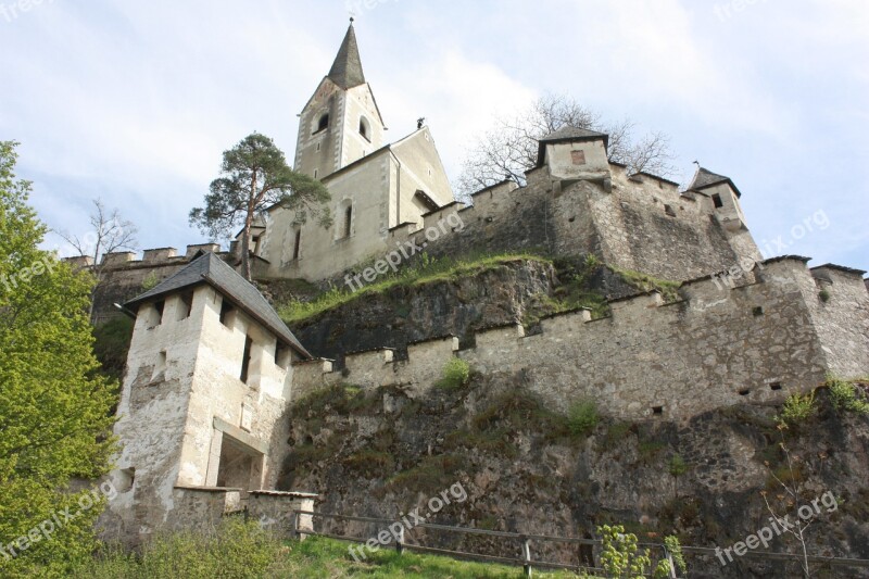 Castle Fortress Austria Middle Ages Free Photos