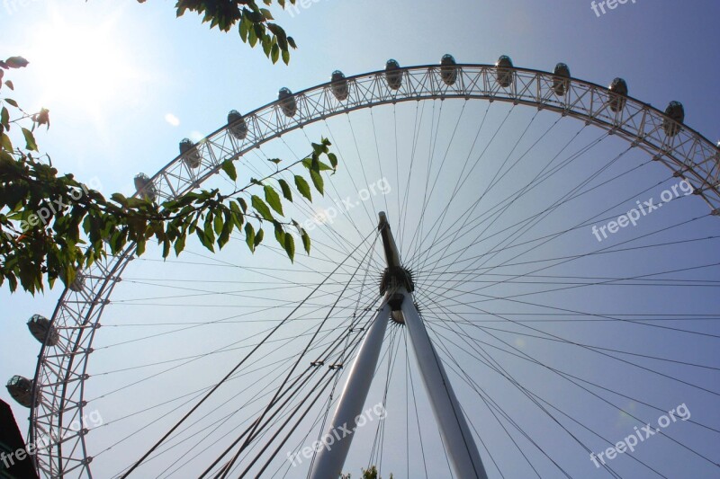 London Eye London England Ferris Wheel Free Photos